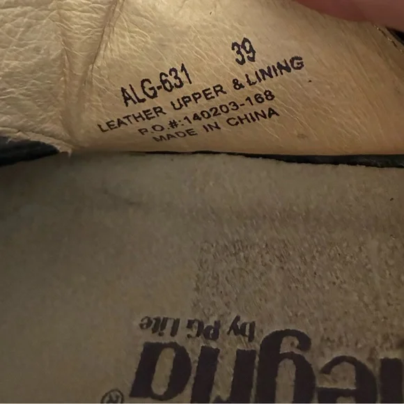 Alegria Black Leather Floral Clogs - Picture 5 of 5